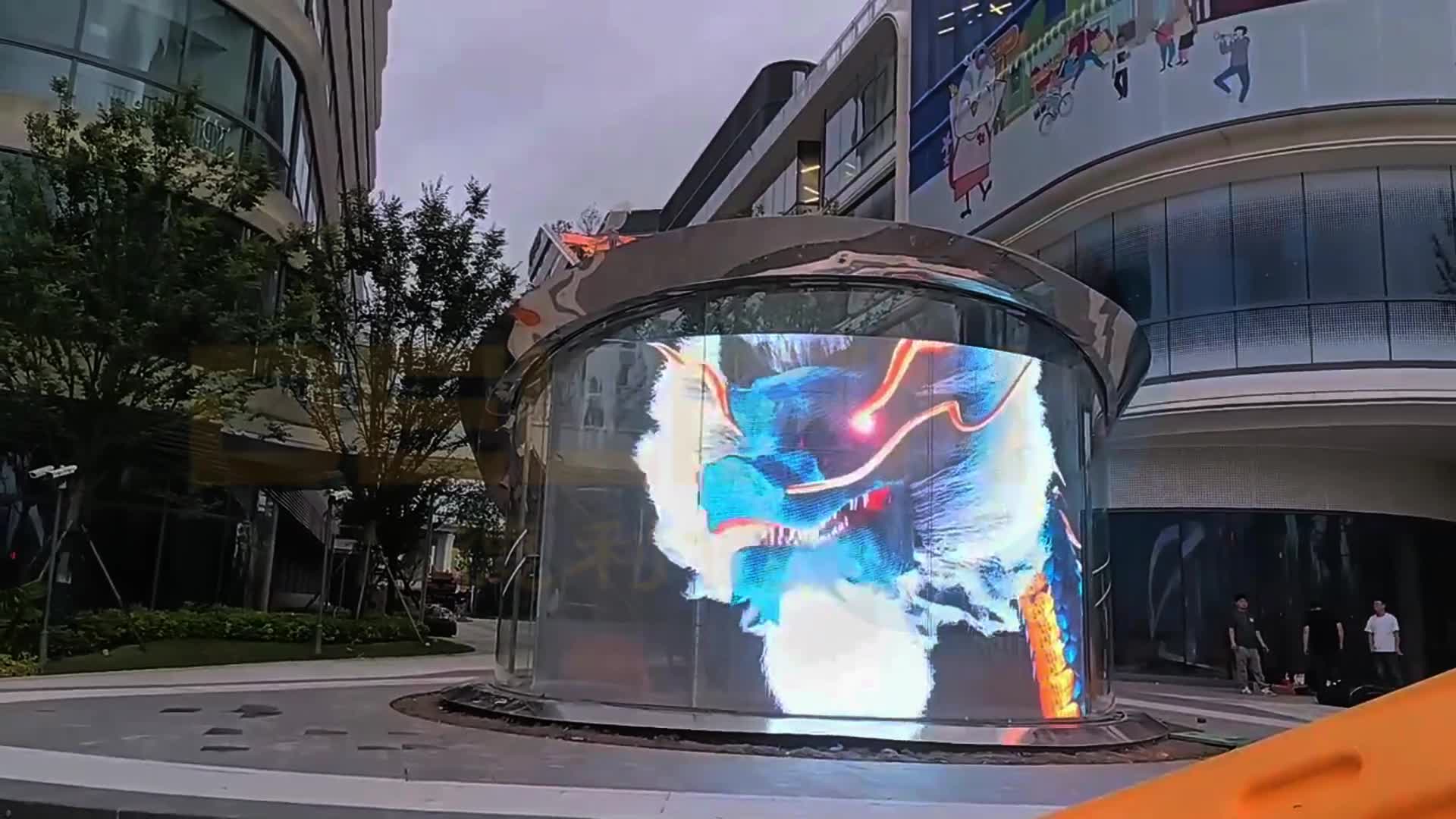 上海市閔行戶外防水貼膜屏