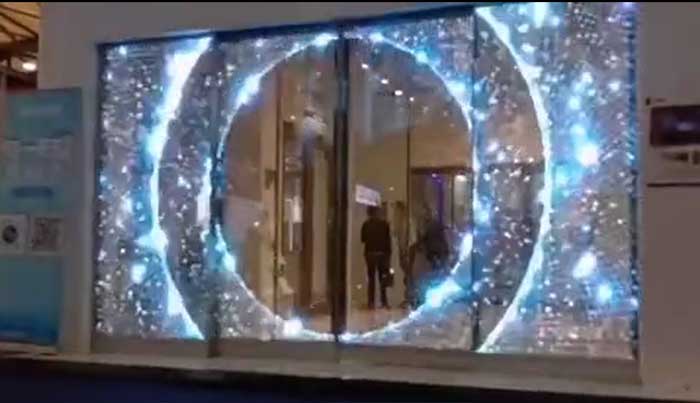 門店led透明屏